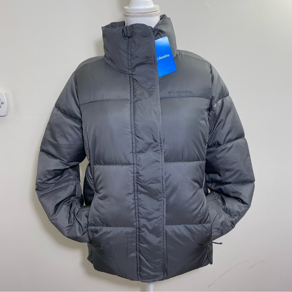 Columbia Women’s Pioneer Summit Jacket Puffer Winter Coat Grey Sz S $150 NEW